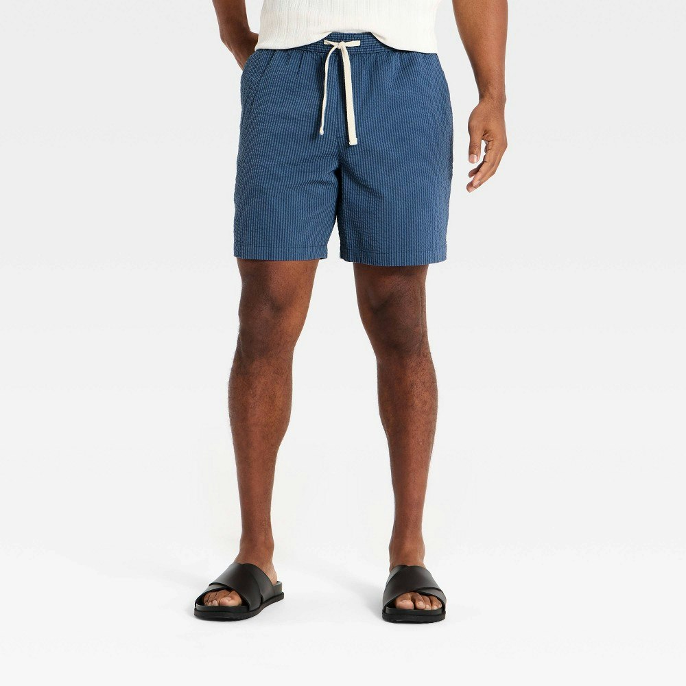 Goodfellow & Co 7-Inch Seersucker Pull-On Shorts: $30 Goodfellow & Co 7-Inch Seersucker Pull-On Shorts: $30