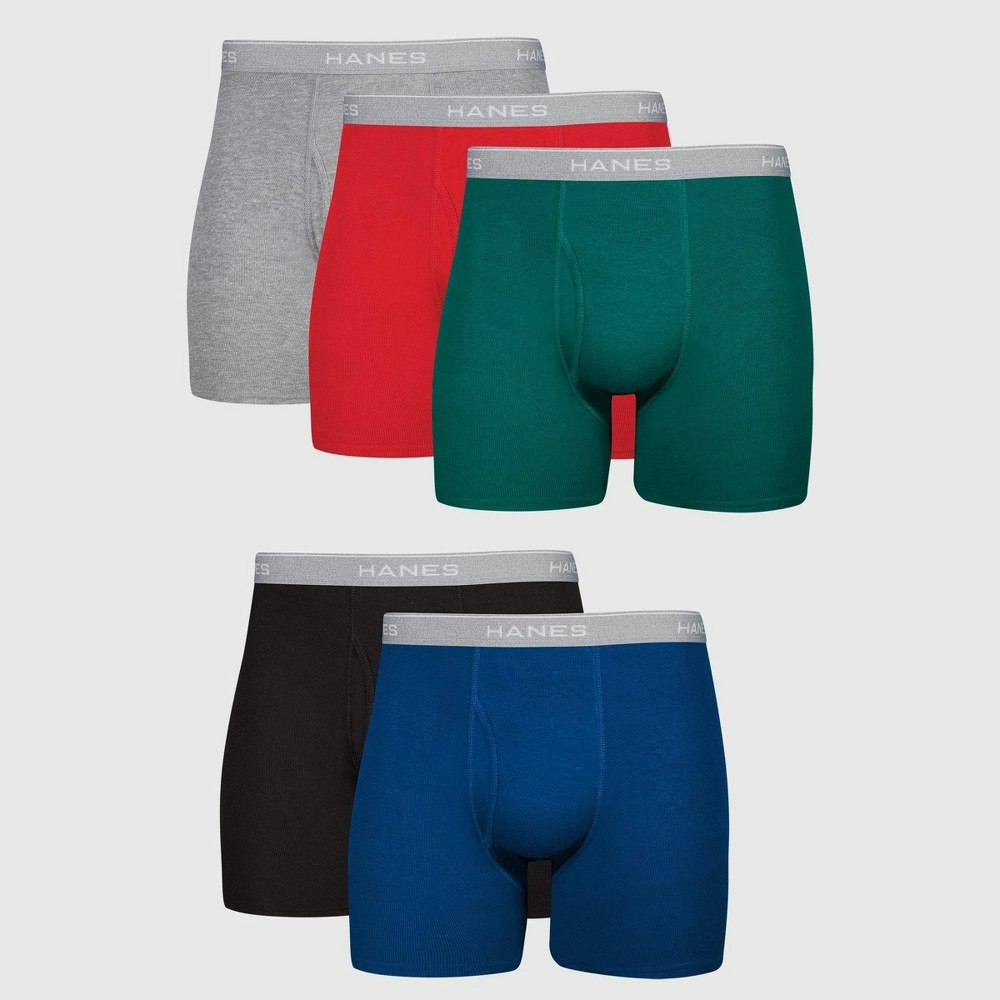 Hanes Men's Boxer Briefs 5-Pack: $20 Hanes Men's Boxer Briefs 5-Pack: $20