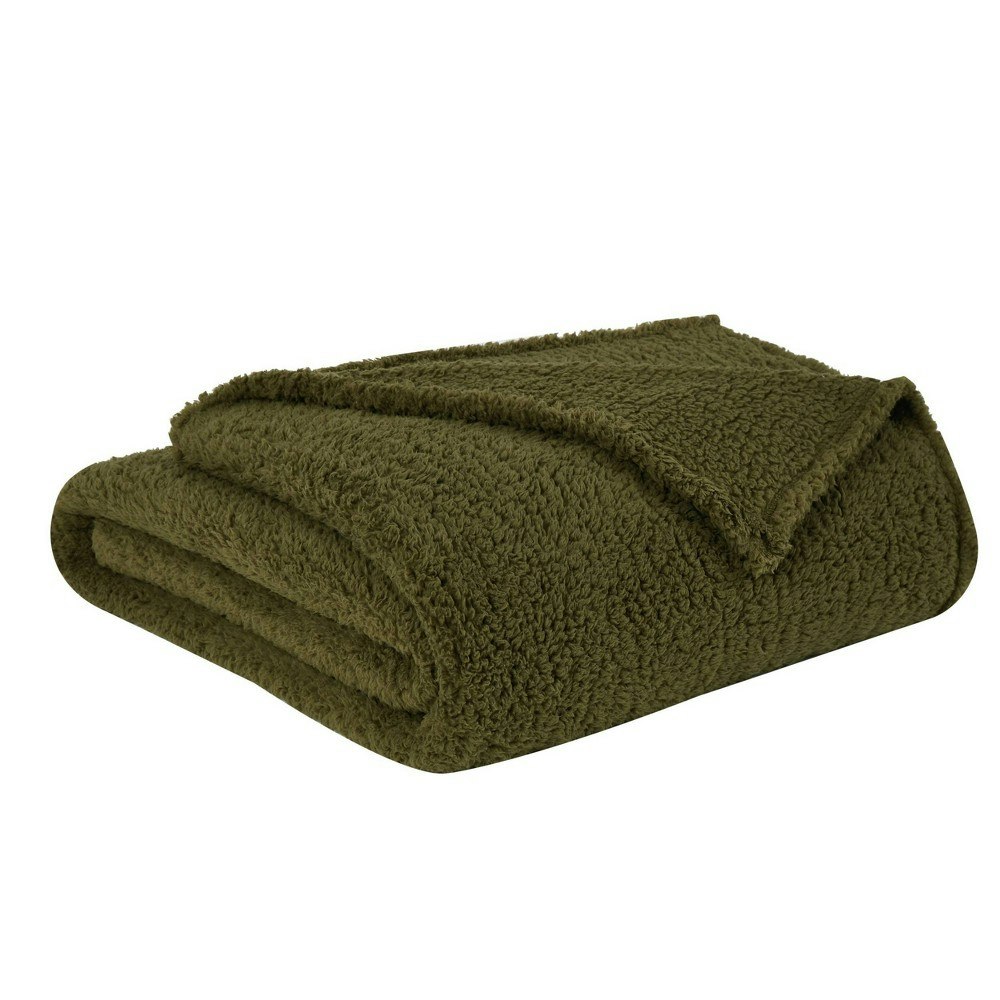 Brooklyn Loom 50"x60" Marshmallow Faux Shearling Throw Blanket: $20.20