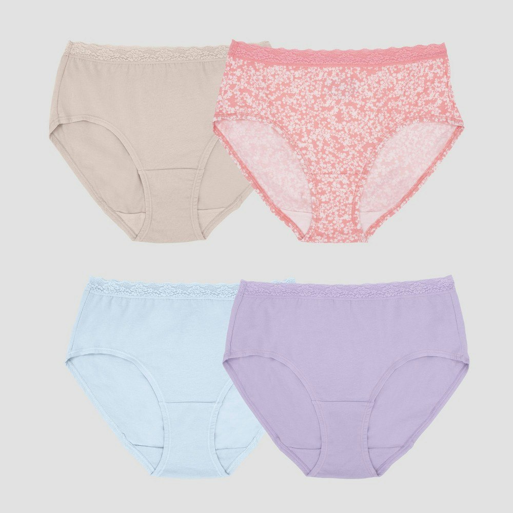 Fruit of the Loom Women's Cotton Stretch Brief Underwear 4-Pack: $9.99