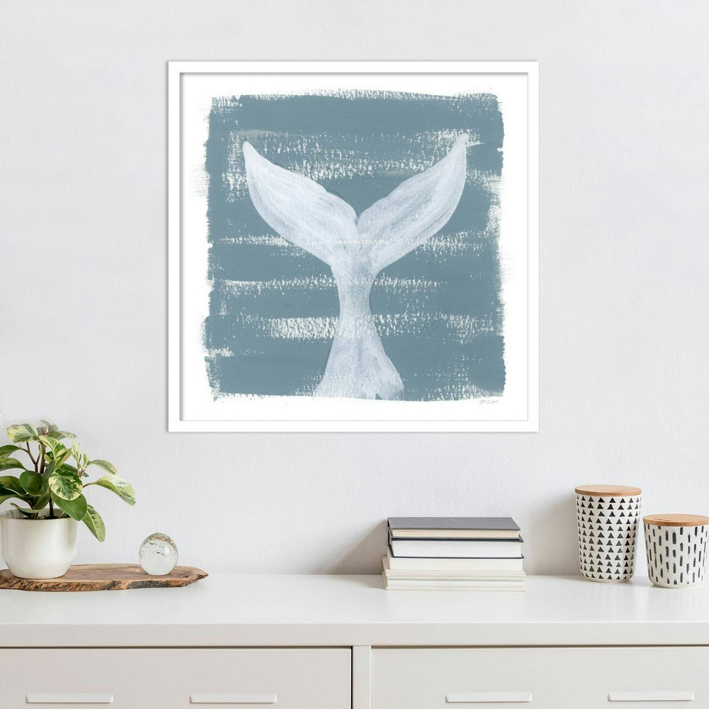 Amanti Art 25"x25" Soft Sea Whale Tail Wall Art Print: $163.99 Amanti Art 25"x25" Soft Sea Whale Tail Wall Art Print: $163.99