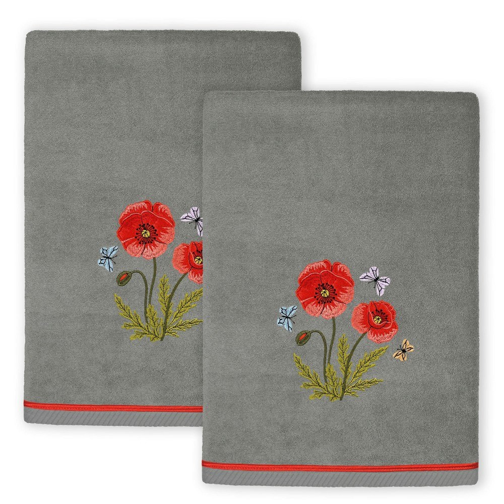 Linum Home Textiles 2-Piece Polly Design Bath Towel Set: $86.99 Linum Home Textiles 2-Piece Polly Design Bath Towel Set: $86.99
