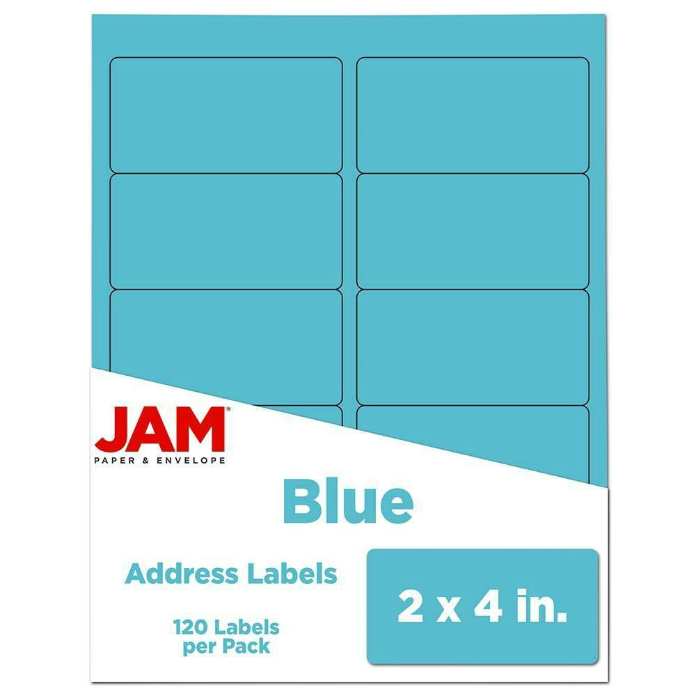 Jam Paper 2" x 4" Mailing Labels 120-Count: $12.99 Jam Paper 2" x 4" Mailing Labels 120-Count: $12.99