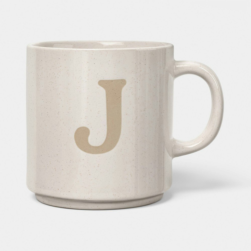 16-Ounce Monogram J Mug: $6 16-Ounce Monogram J Mug: $6