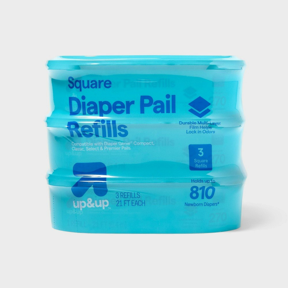 Up&Up Square Diaper Pail Refill Bags 3-Pack: $12.79