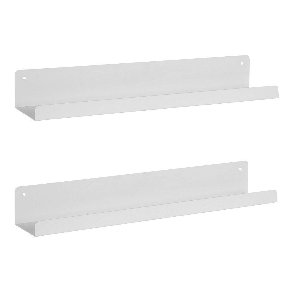 Kate & Laurel Mezzo Modern Metal Ledge Shelf 2-Pack: $73.99 Kate & Laurel Mezzo Modern Metal Ledge Shelf 2-Pack: $73.99