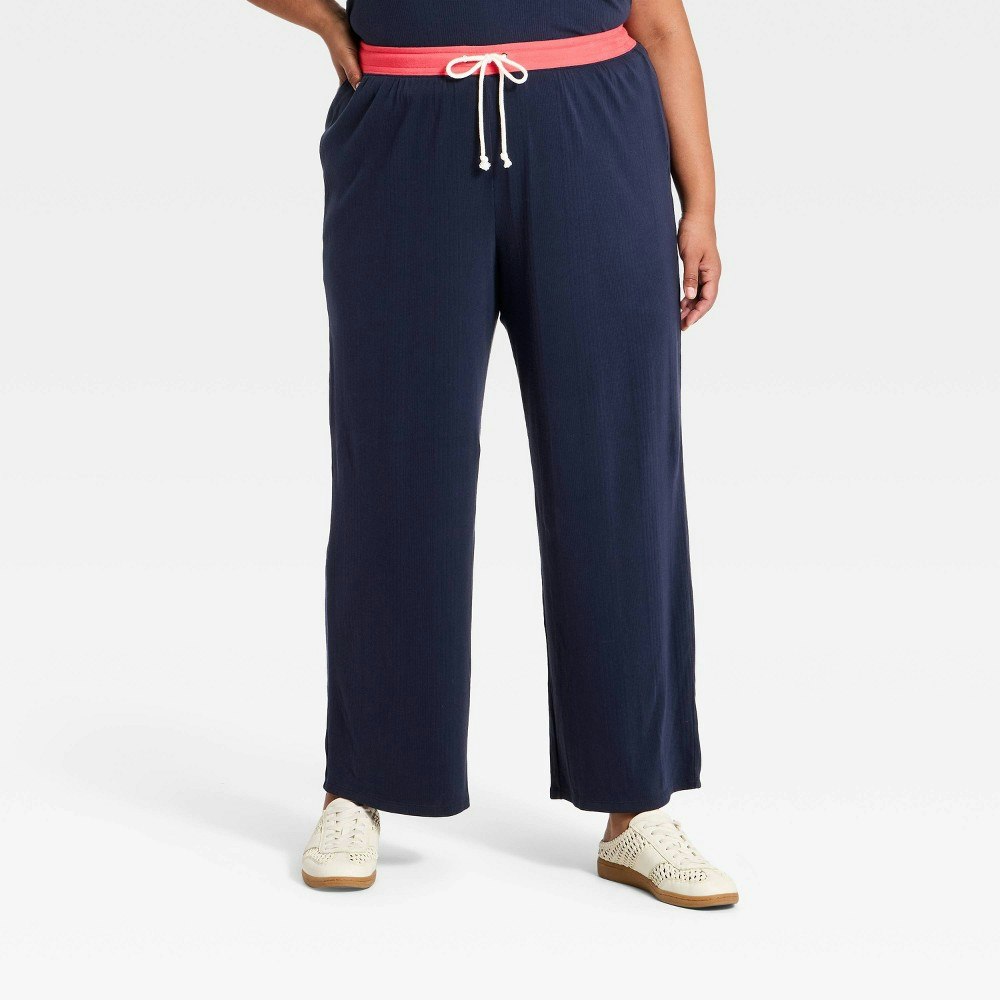 Universal Thread Women's Mid-Rise Rib Knit Pull-On Pants: $30