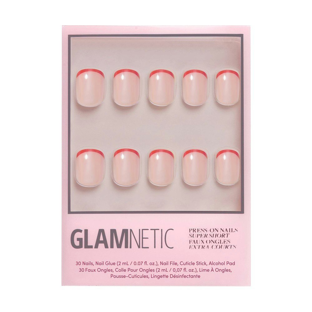 Glamnetic Hotline Red Square Gloss Fake Nails 30-Count: $18 Glamnetic Hotline Red Square Gloss Fake Nails 30-Count: $18