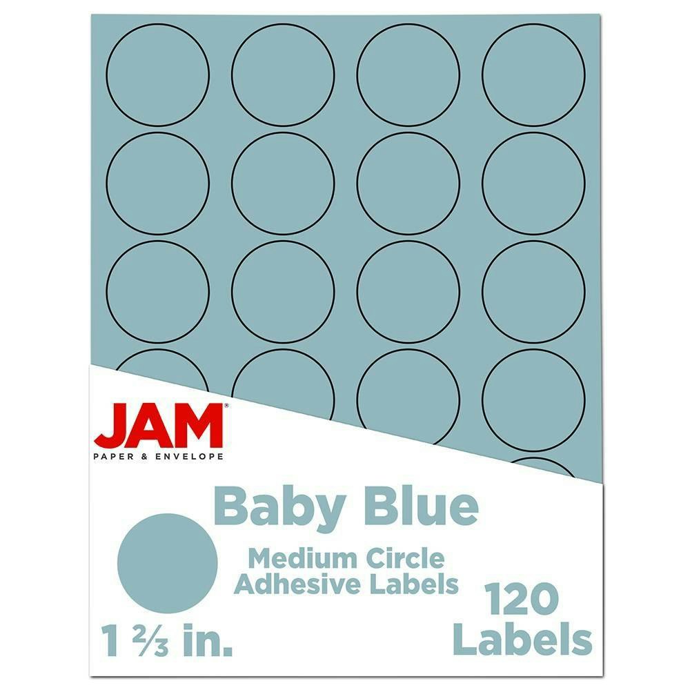 Jam Paper 1 2/3" Circle Sticker Seals 120-Pack: $19.99 Jam Paper 1 2/3" Circle Sticker Seals 120-Pack: $19.99