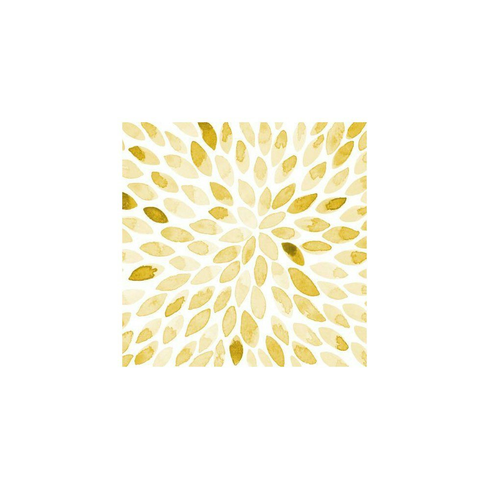 Angela Minca Yellow Watercolor Strokes Shower Curtain: $89.99