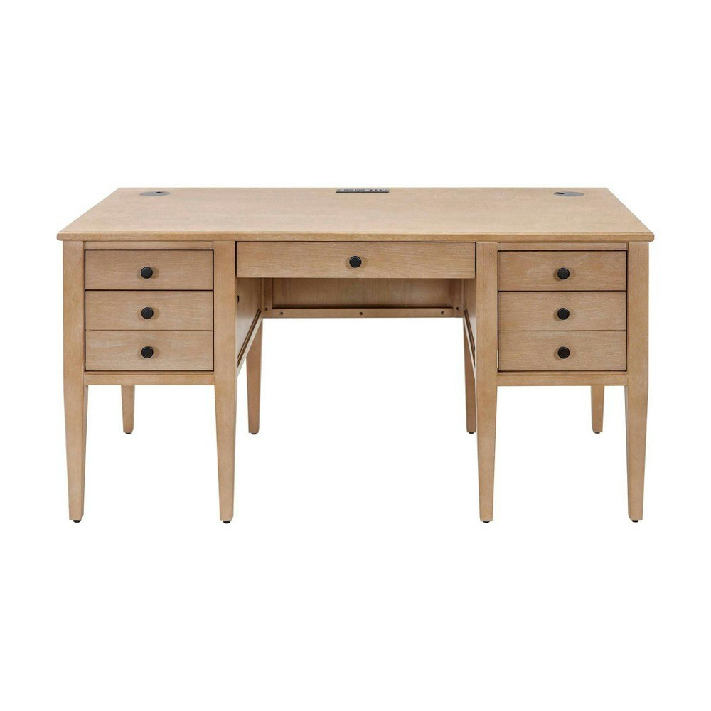 Martin Furniture Laurel Collection Half Pedestal Desk: $1,115.99