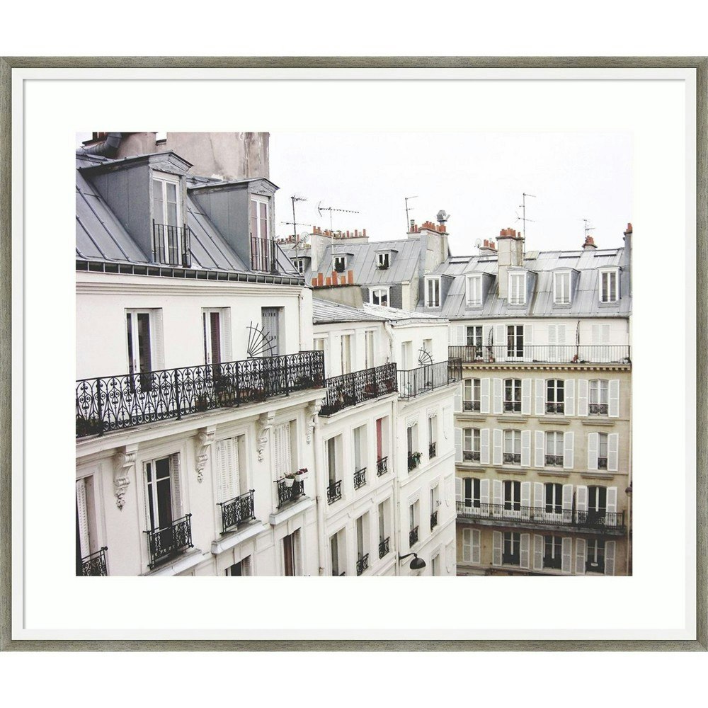 Amanti Art 25"x21" Montmartre Wood Framed Wall Art Print: $197.99