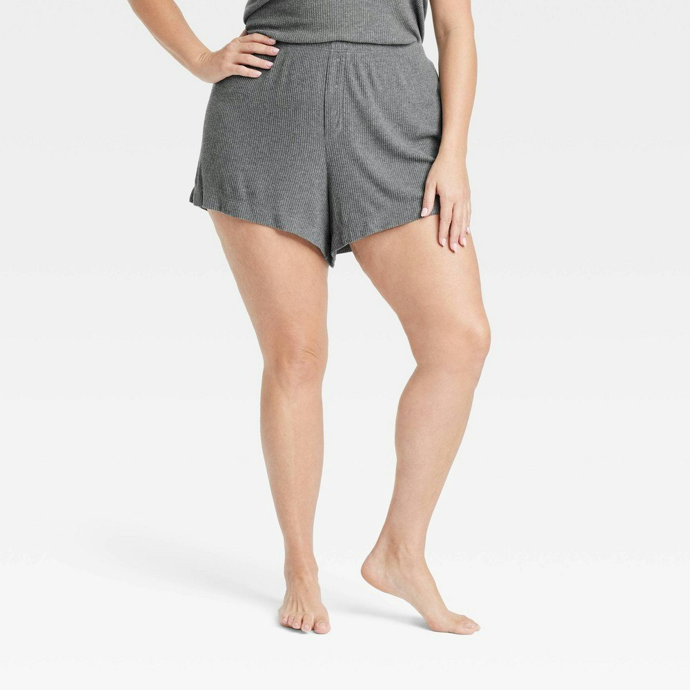 Auden Women's Cozy Ribbed Shorts: $15