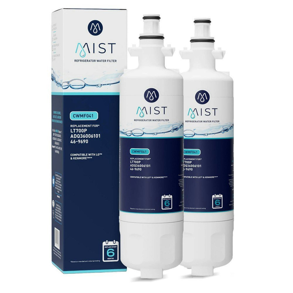 Mist LT700P Replacement Refrigerator Water Filter 2-Pack: $27.99 Mist LT700P Replacement Refrigerator Water Filter 2-Pack: $27.99