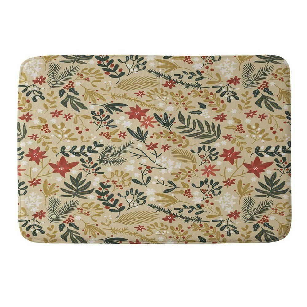 Marta Barragan Camarasa Happy Holidays Nature Memory Foam Bath Rug: $60.99 Marta Barragan Camarasa Happy Holidays Nature Memory Foam Bath Rug: $60.99