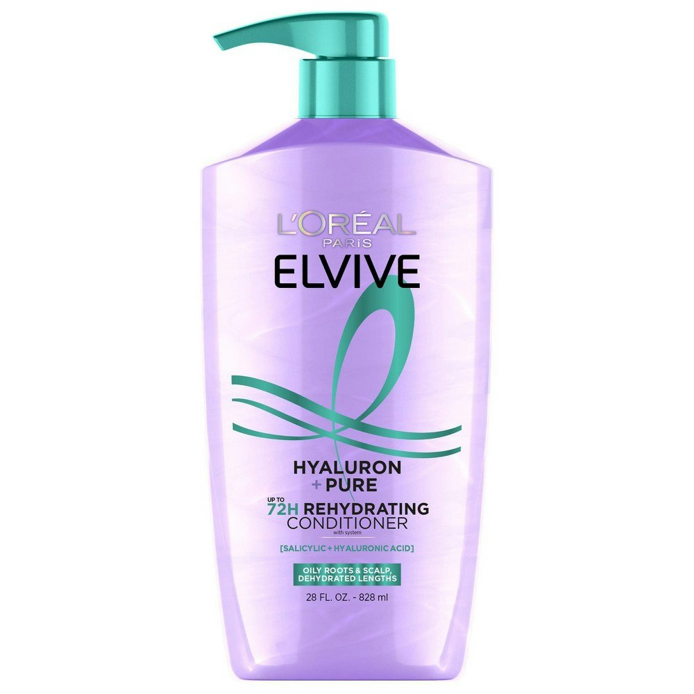 L'Oreal Paris Elvive Hyaluron Pure Rehydrating Conditioner 28-fl oz: $9.49