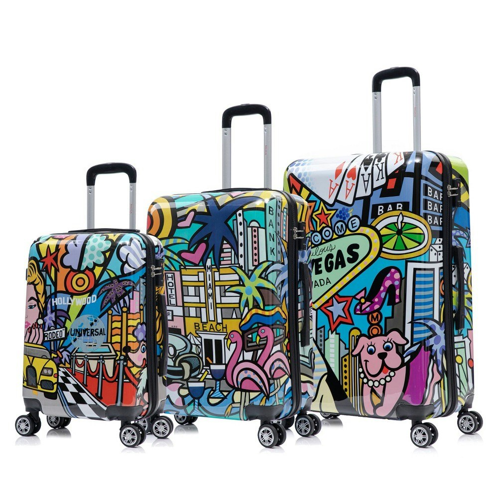 InUSA Lightweight Hardside Checked Spinner 3-Piece Luggage Set: $149.99 InUSA Lightweight Hardside Checked Spinner 3-Piece Luggage Set: $149.99