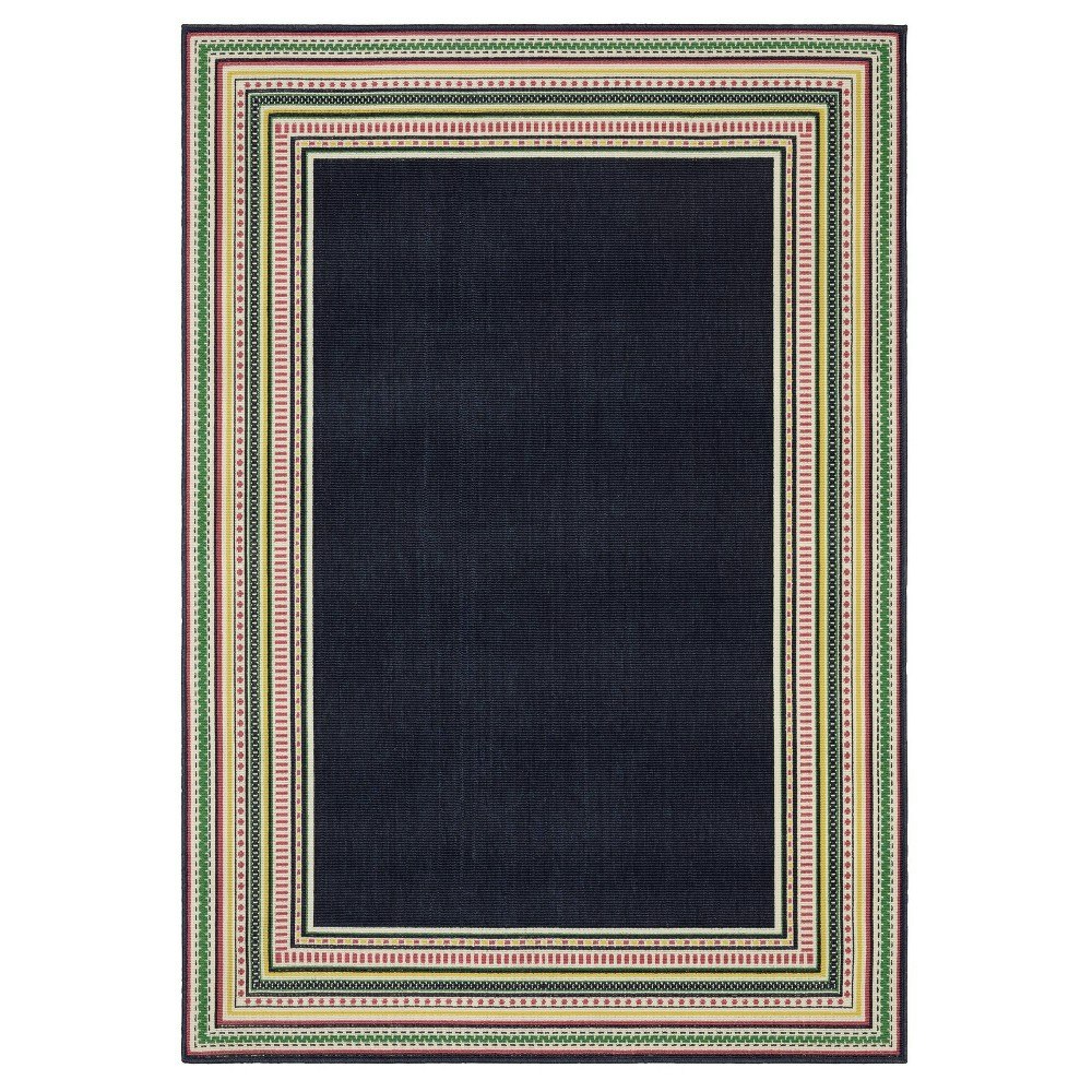 Captiv8e Designs 3'3"x5' Hilo Striped Border Indoor/Outdoor Area Rug: $49.49 Captiv8e Designs 3'3"x5' Hilo Striped Border Indoor/Outdoor Area Rug: $49.49