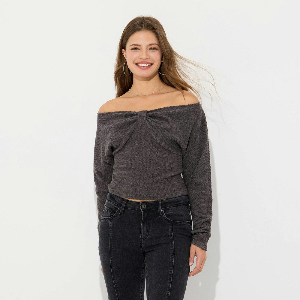 Wild Fable Women's Off-the-Shoulder Long Sleeve Top: $25 Wild Fable Women's Off-the-Shoulder Long Sleeve Top: $25