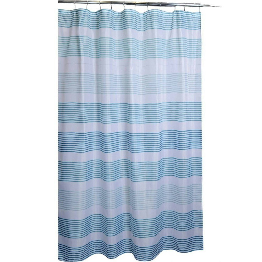 Bluescale Striped Fabric Shower Curtain: $23.99