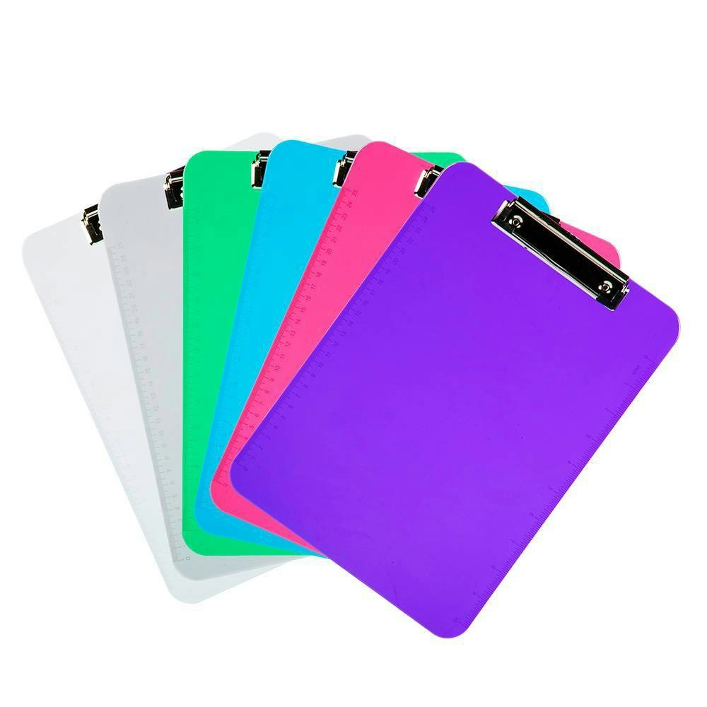JAM Paper 9" x 12.5" Plastic Clipboards 6-Pack: $43.99 JAM Paper 9" x 12.5" Plastic Clipboards 6-Pack: $43.99