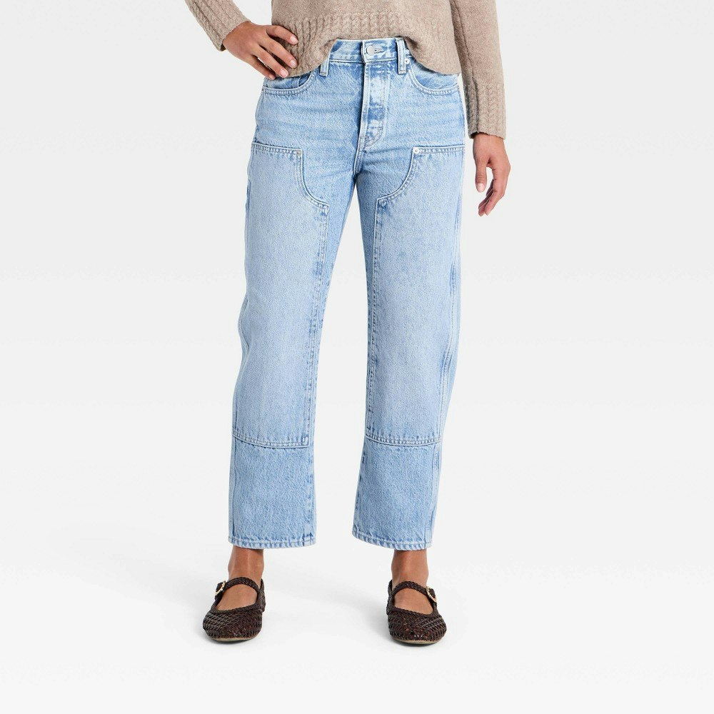 Universal Thread Women's Mid-Rise Painter Boyfriend Jeans: $40