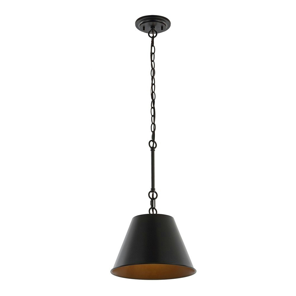 Jonathan Y Harper 12-inch 1-Light Industrial Farmhouse LED Pendant: $83.99 Jonathan Y Harper 12-inch 1-Light Industrial Farmhouse LED Pendant: $83.99