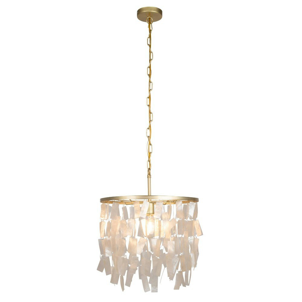 Storied Home Marina Round Capiz Pendant Light: $175.99