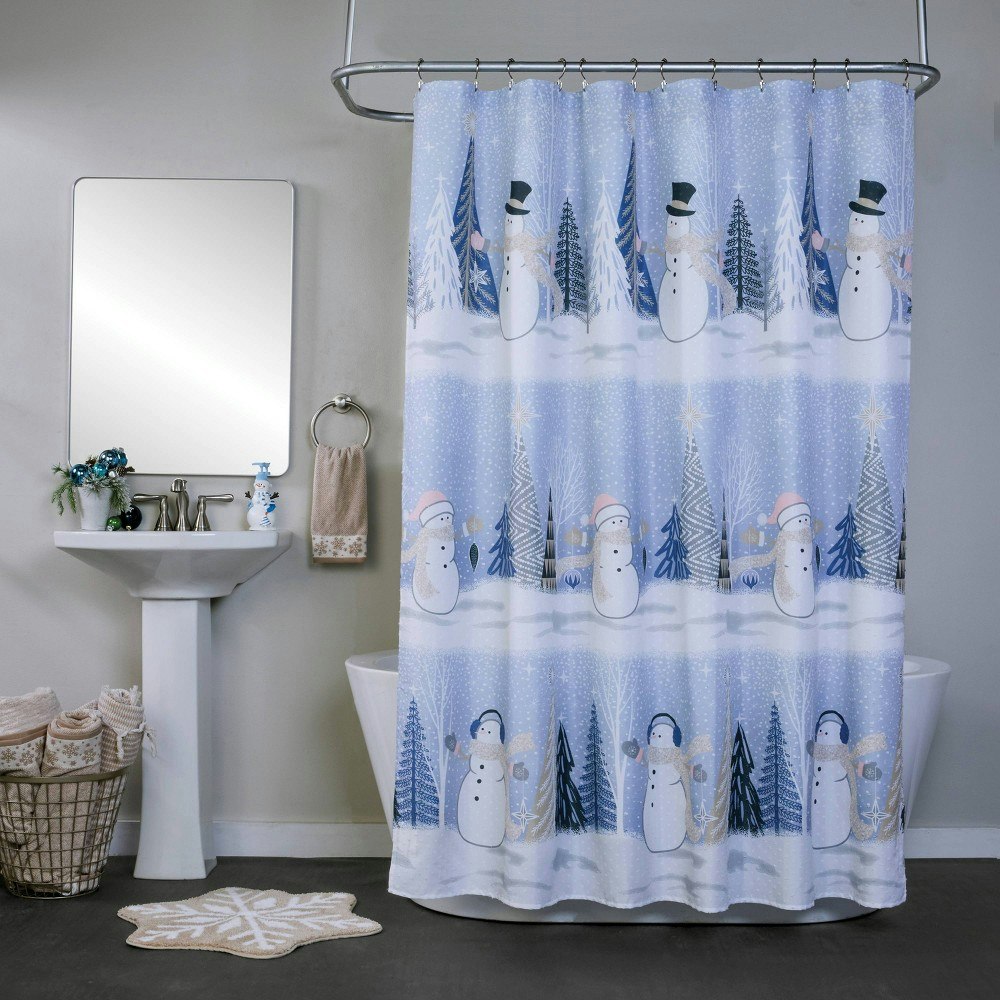 SKL Home Snowman Shower Curtain: $14.19