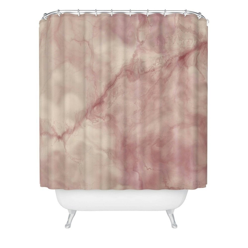 Chelsea Victoria Rose Gold Marble Shower Curtain: $67.99 Chelsea Victoria Rose Gold Marble Shower Curtain: $67.99