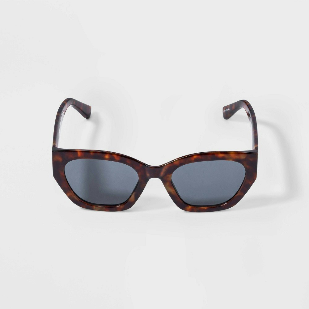 Women's Shiny Plastic Cateye Sunglasses: $17