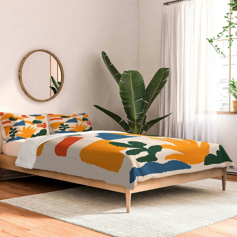 Deny Designs Boho Forest Twin/Twin XL Comforter and Sham Set 2-Piece: $199