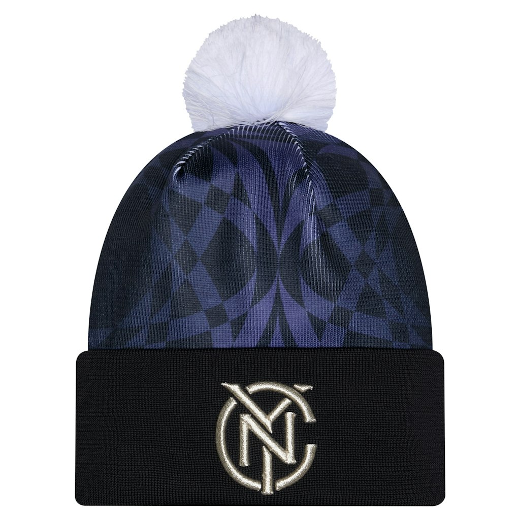 New Era New York City FC 2026 Jersey Hook Cuffed Knit Hat with Pom: $34.99 New Era New York City FC 2026 Jersey Hook Cuffed Knit Hat with Pom: $34.99