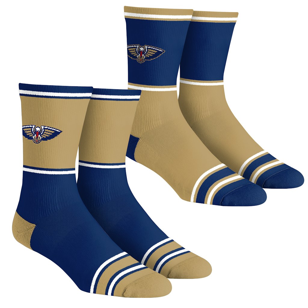 New Orleans Pelicans Youth Rock Em Crew Socks 2-Pack: $11.99 New Orleans Pelicans Youth Rock Em Crew Socks 2-Pack: $11.99