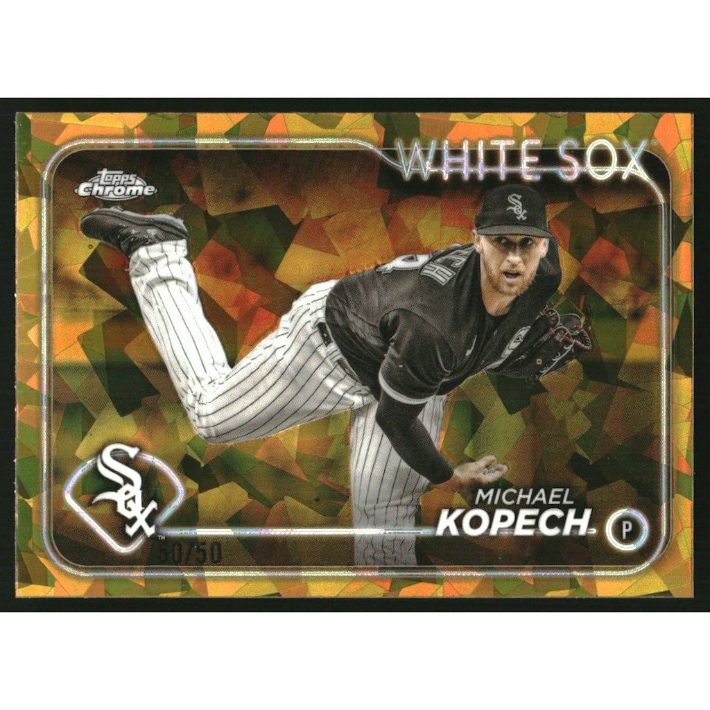 2024 Topps Chrome Sapphire Gold Refractor Michael Kopech Card #109: $10 2024 Topps Chrome Sapphire Gold Refractor Michael Kopech Card #109: $10