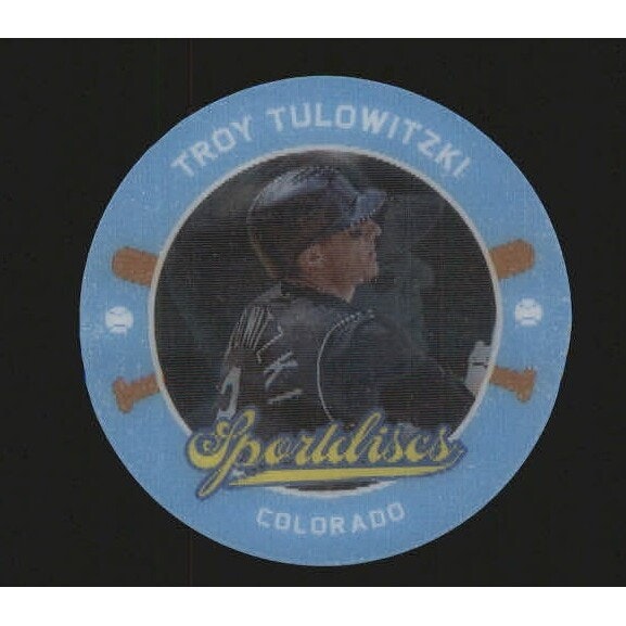 2013 Hometown Heroes Troy Tulowitzki Sport Disc #10: $10 2013 Hometown Heroes Troy Tulowitzki Sport Disc #10: $10
