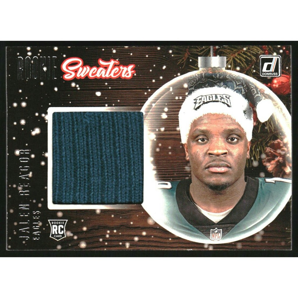 2020 Donruss Jalen Reagor Rookie Holiday Sweater Trading Card: $15 2020 Donruss Jalen Reagor Rookie Holiday Sweater Trading Card: $15