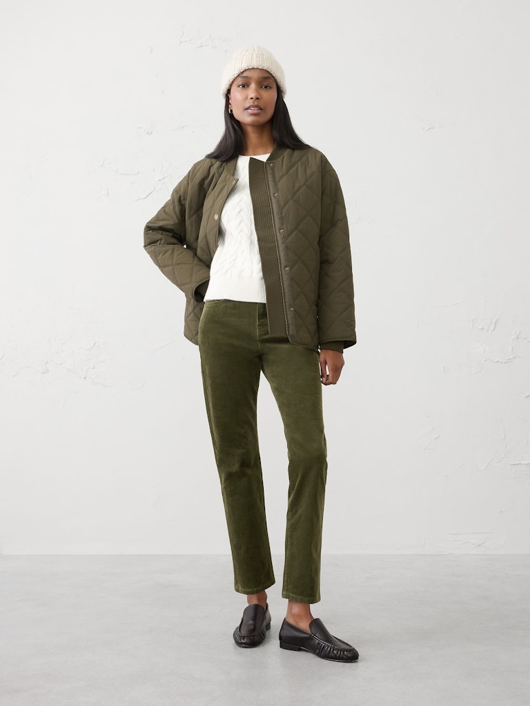 Slim High-Rise Corduroy Pant: $49.97 Slim High-Rise Corduroy Pant: $49.97