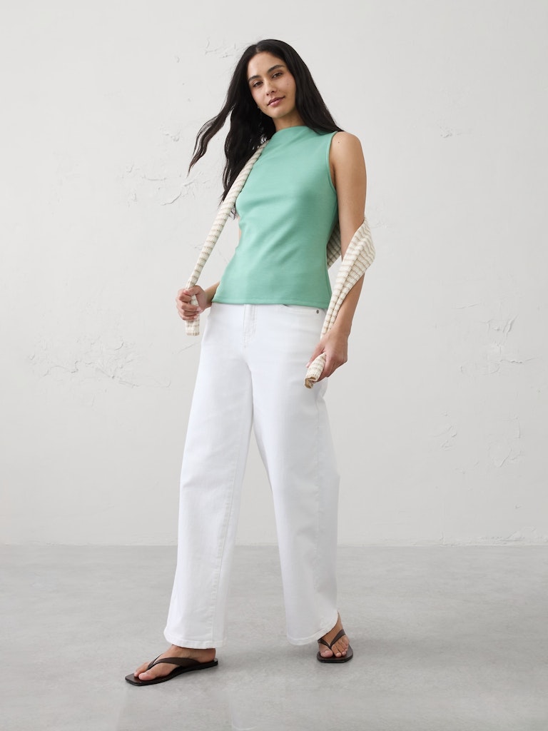 Soft Touch High-Neck Top: $25 Soft Touch High-Neck Top: $25