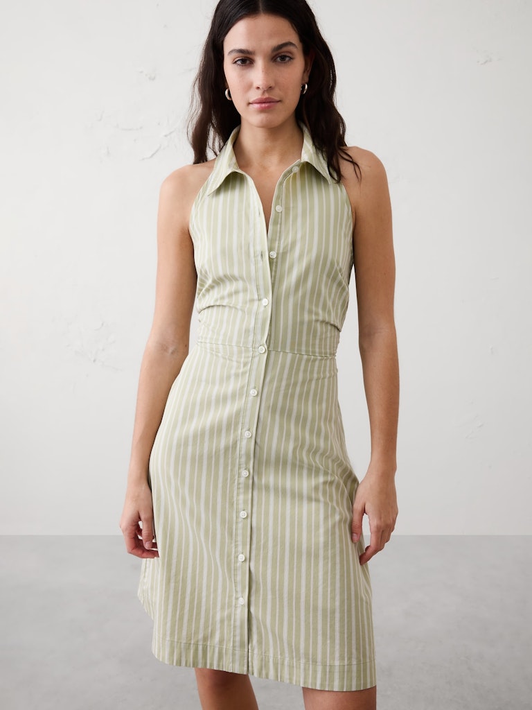 Shirred-Waist Above-Knee Dress: $60 Shirred-Waist Above-Knee Dress: $60