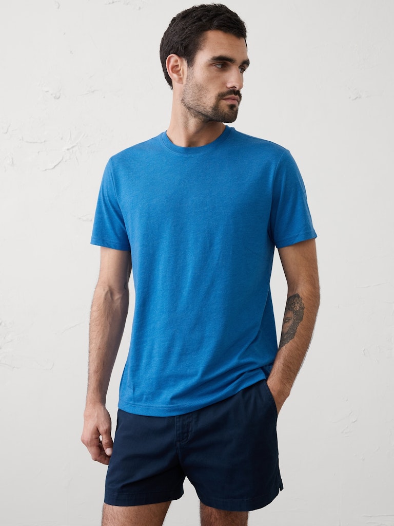 Standard-Fit Crew-Neck T-Shirt: $10