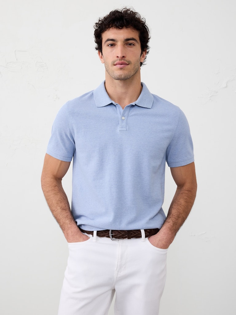 Standard-Fit Pique Polo: $25 Standard-Fit Pique Polo: $25
