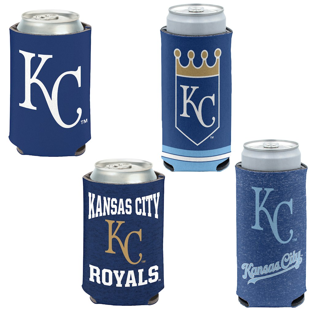 Wincraft Kansas City Royals Slim and 12-Ounce Can Cooler 4-Pack Set: $21.99