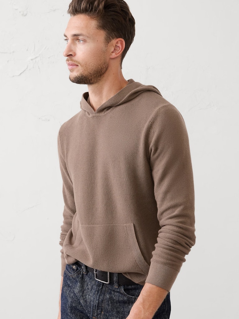 Textured Sweater Hoodie: $44.97 Textured Sweater Hoodie: $44.97