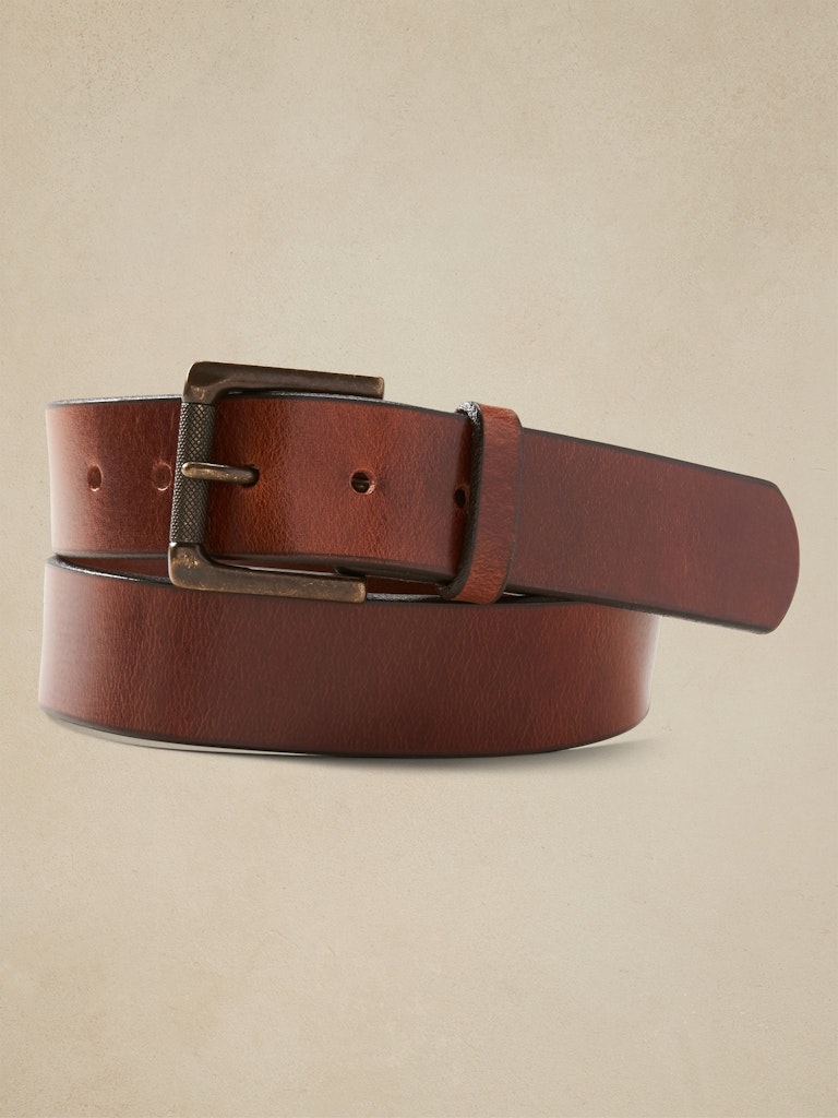 Leather Casual Belt: $30 Leather Casual Belt: $30