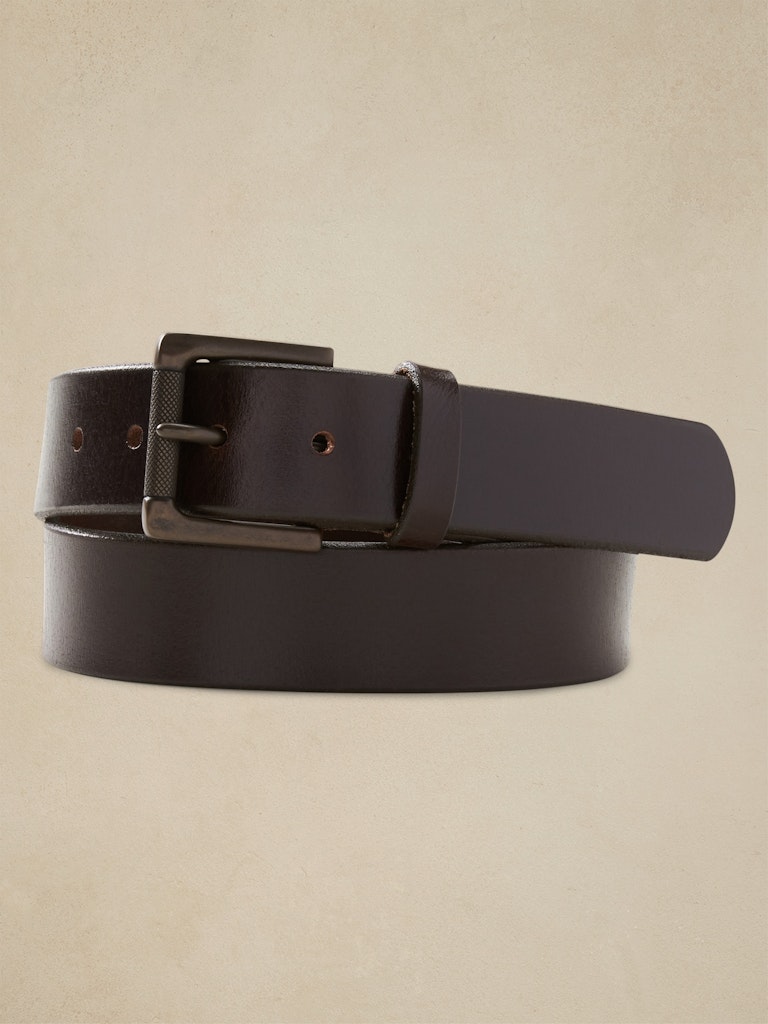 Leather Casual Belt: $30 Leather Casual Belt: $30