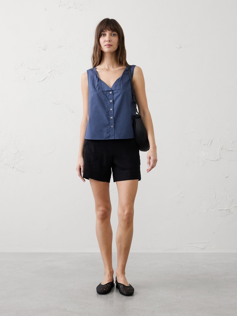 Button-Through Top: $28 Button-Through Top: $28