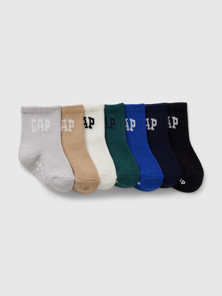 BabyGap Logo Crew Socks 7-Pack: $9.99 BabyGap Logo Crew Socks 7-Pack: $9.99