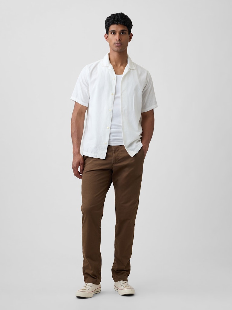 GapFlex Slim Fit Essential Khakis: $23.99 GapFlex Slim Fit Essential Khakis: $23.99