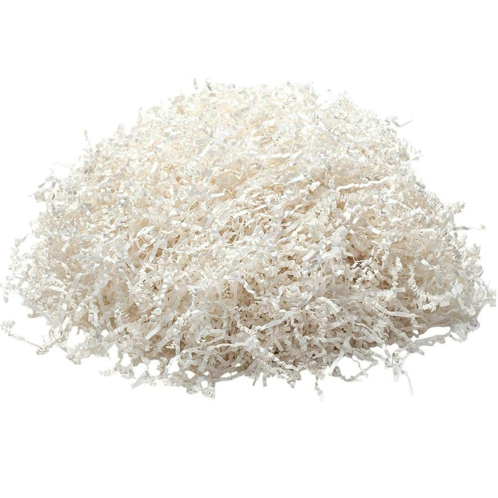 White Crinkle Cut Paper Shred 1-lb. Bag: $46.91